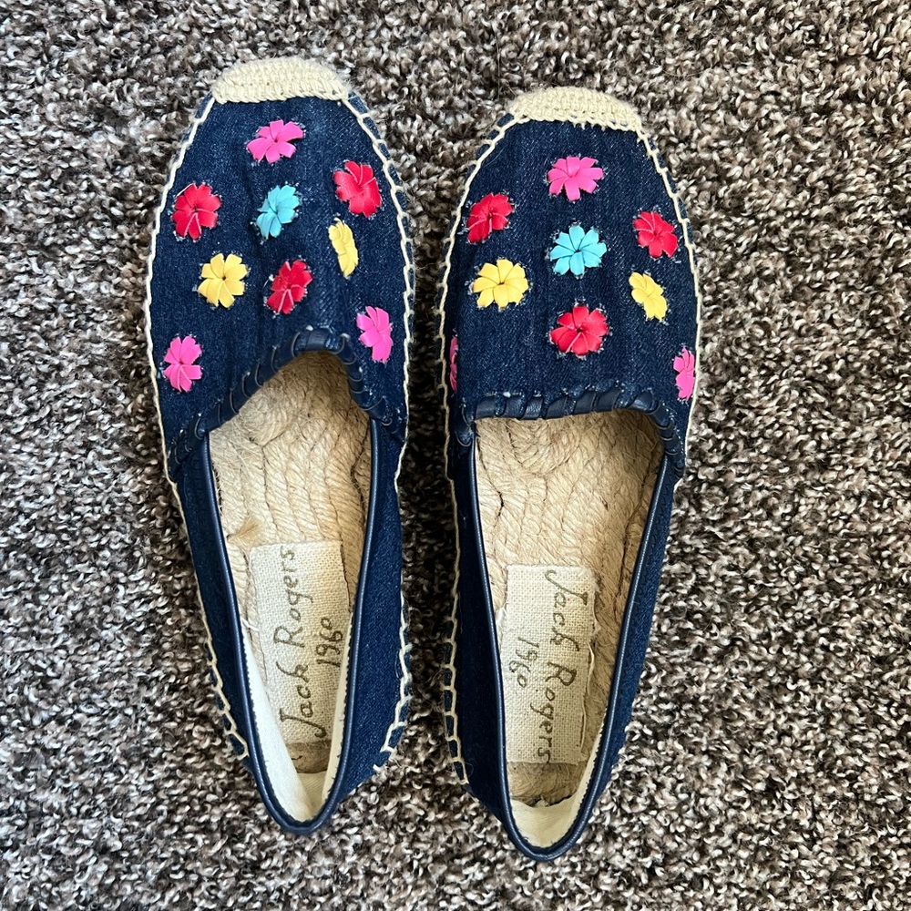 Jack rogers Palmer floral espadrilles
